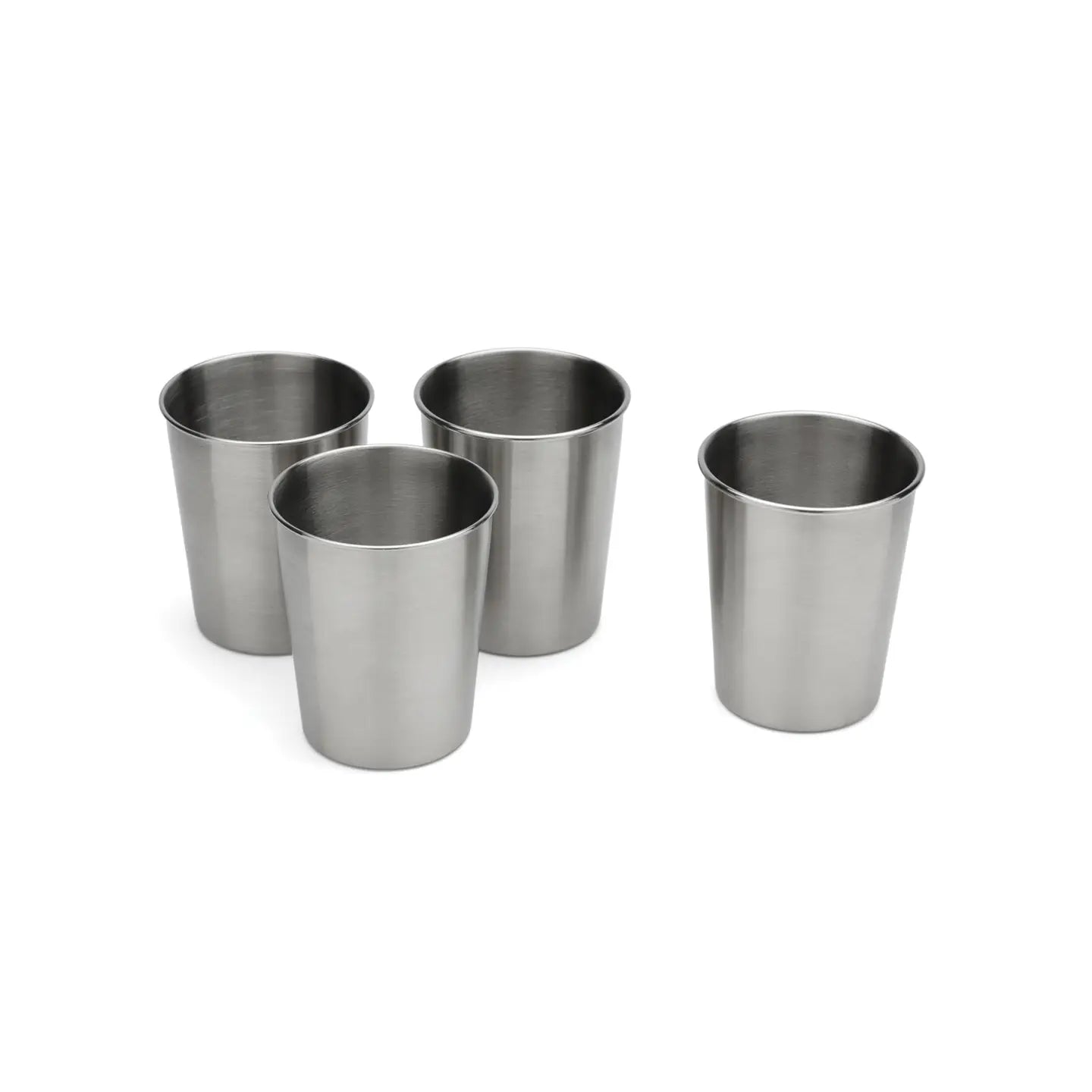 Stainless Steel 8 oz Cups - Set of 4