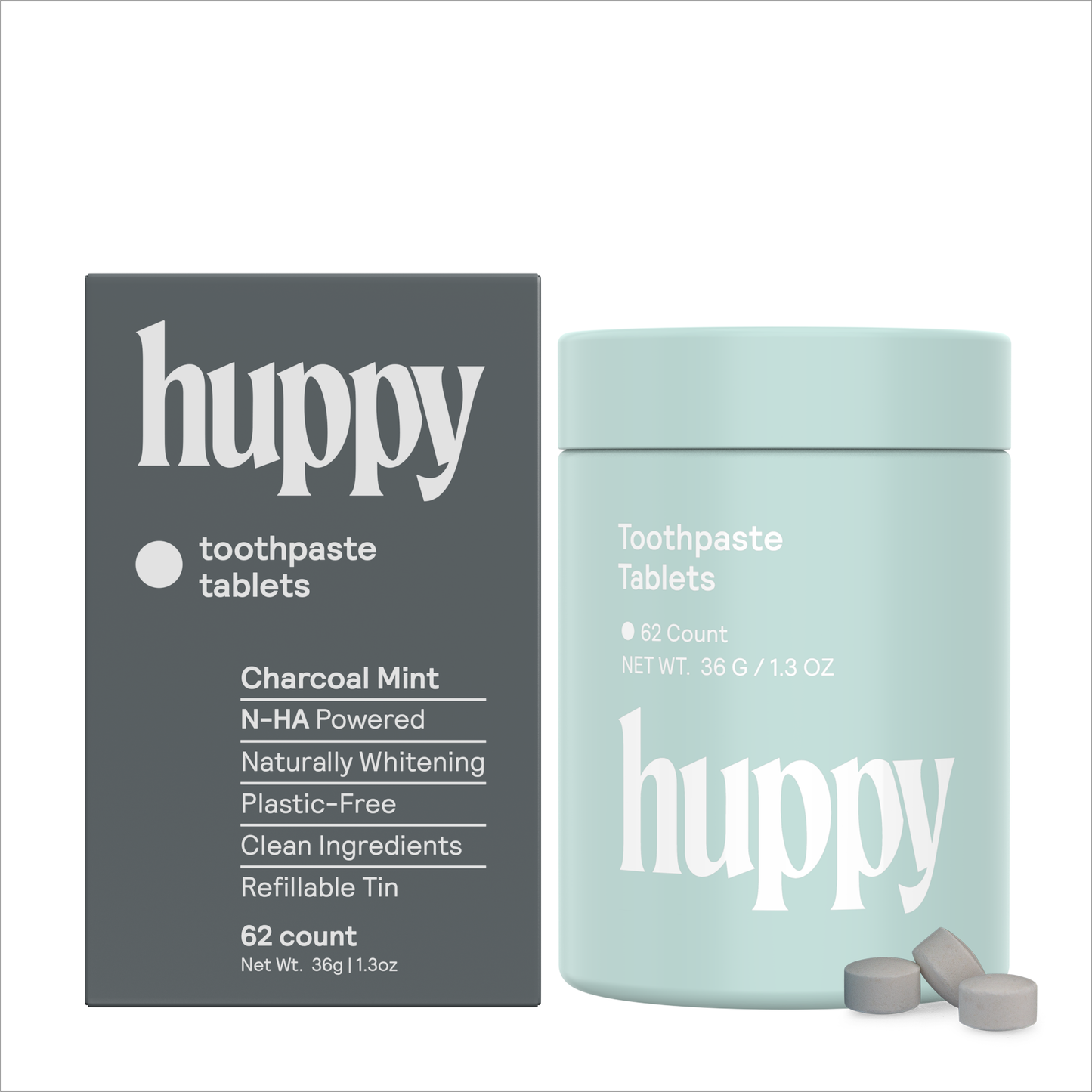 Jar of Fluoride-Free Toothpaste Tablets