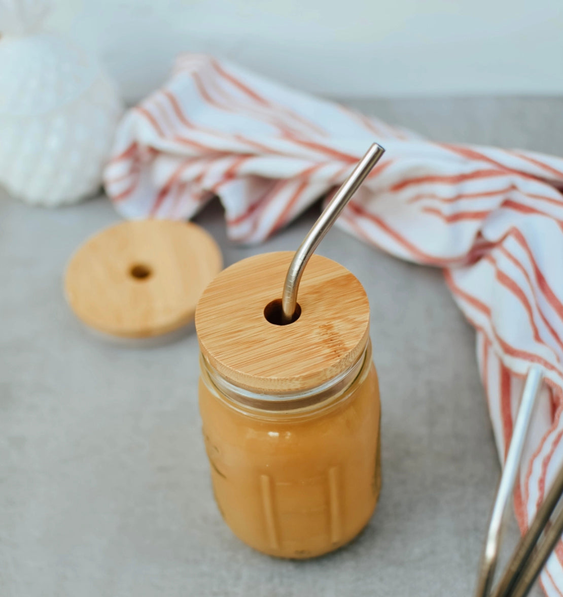 Bamboo Jar Lid Regular Mouth with Hole