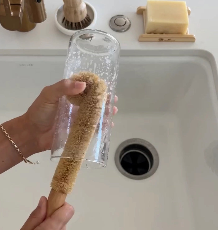 Coconut Bottle Cleaning Brush