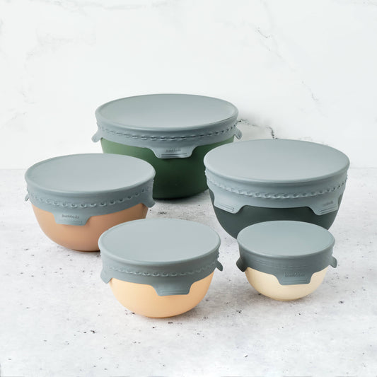 Mixing Bowl Lids - Bamboozle - 5-Piece - Dishwasher Safe