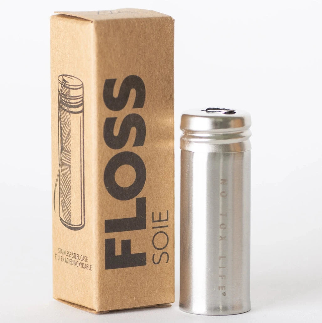 Charcoal Floss - Steel Holder