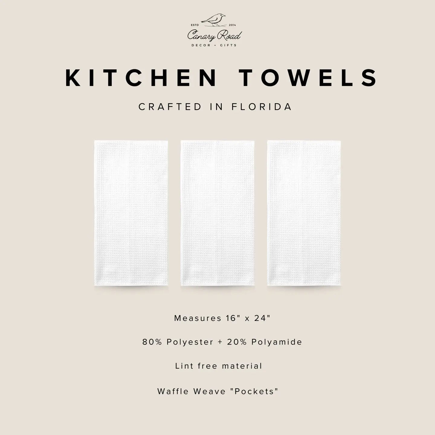Waffle Weave Kitchen Towel