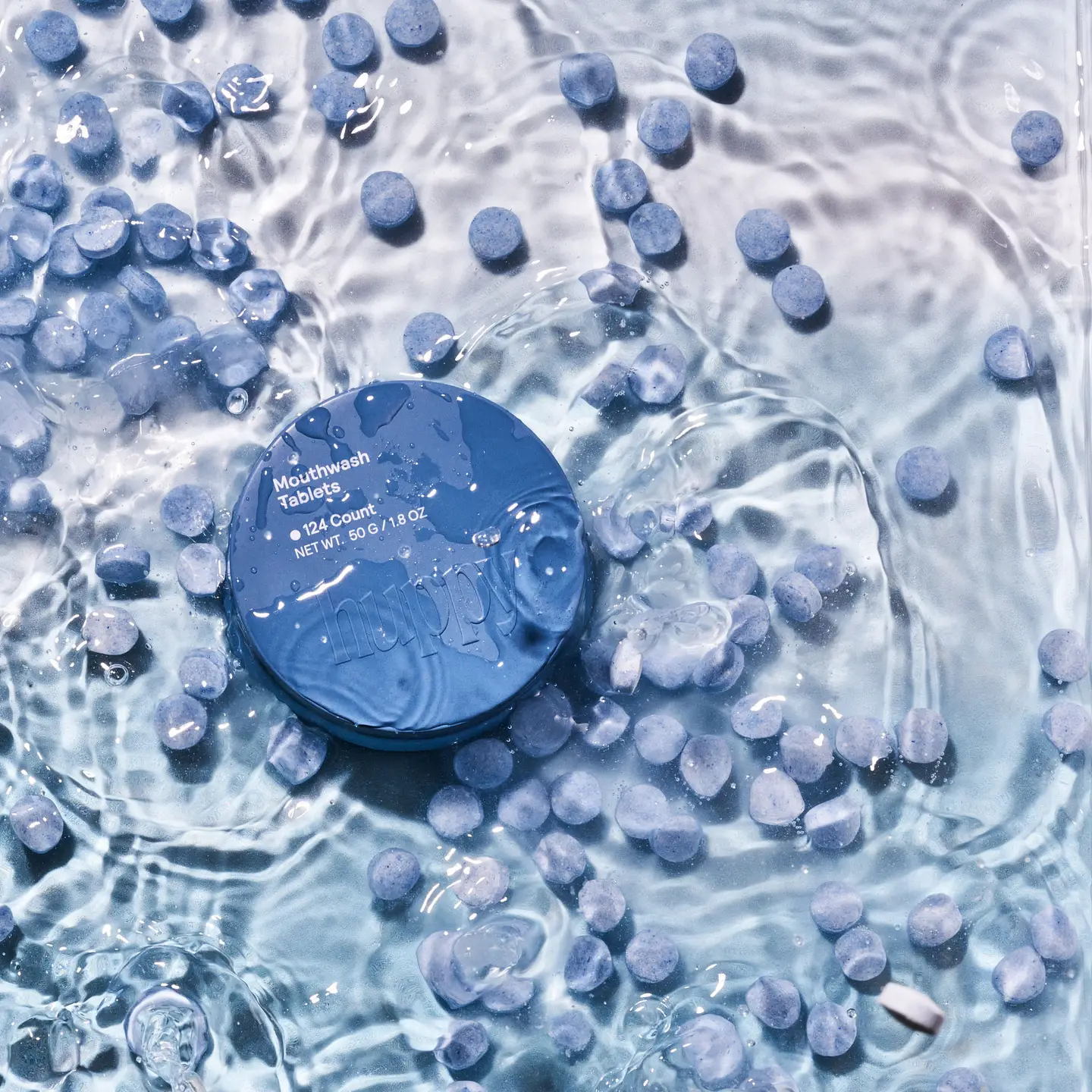 Alcohol-Free Cool Mint & Fluoride-Free Mouthwash Tablets