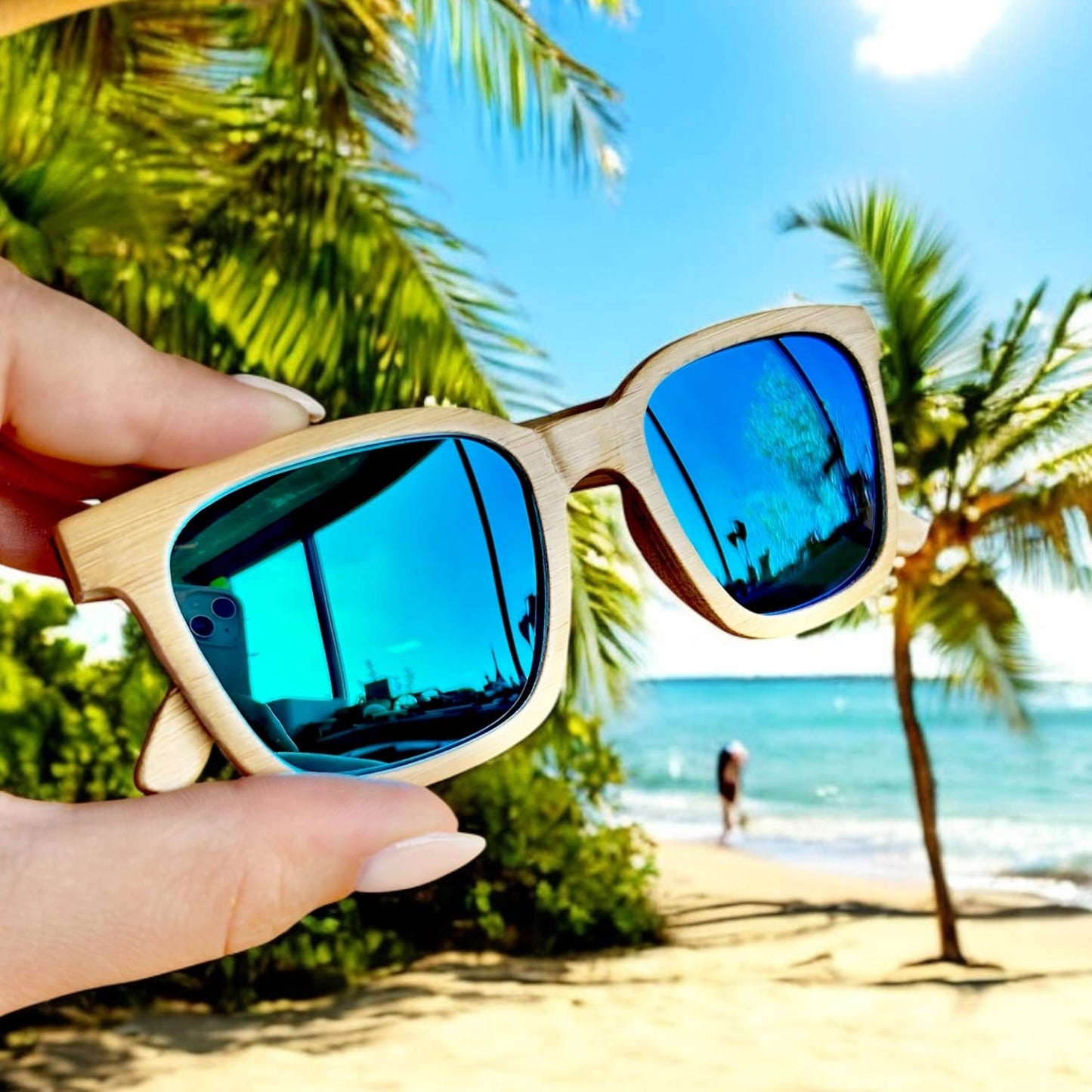Polarized Bamboo Sunglasses