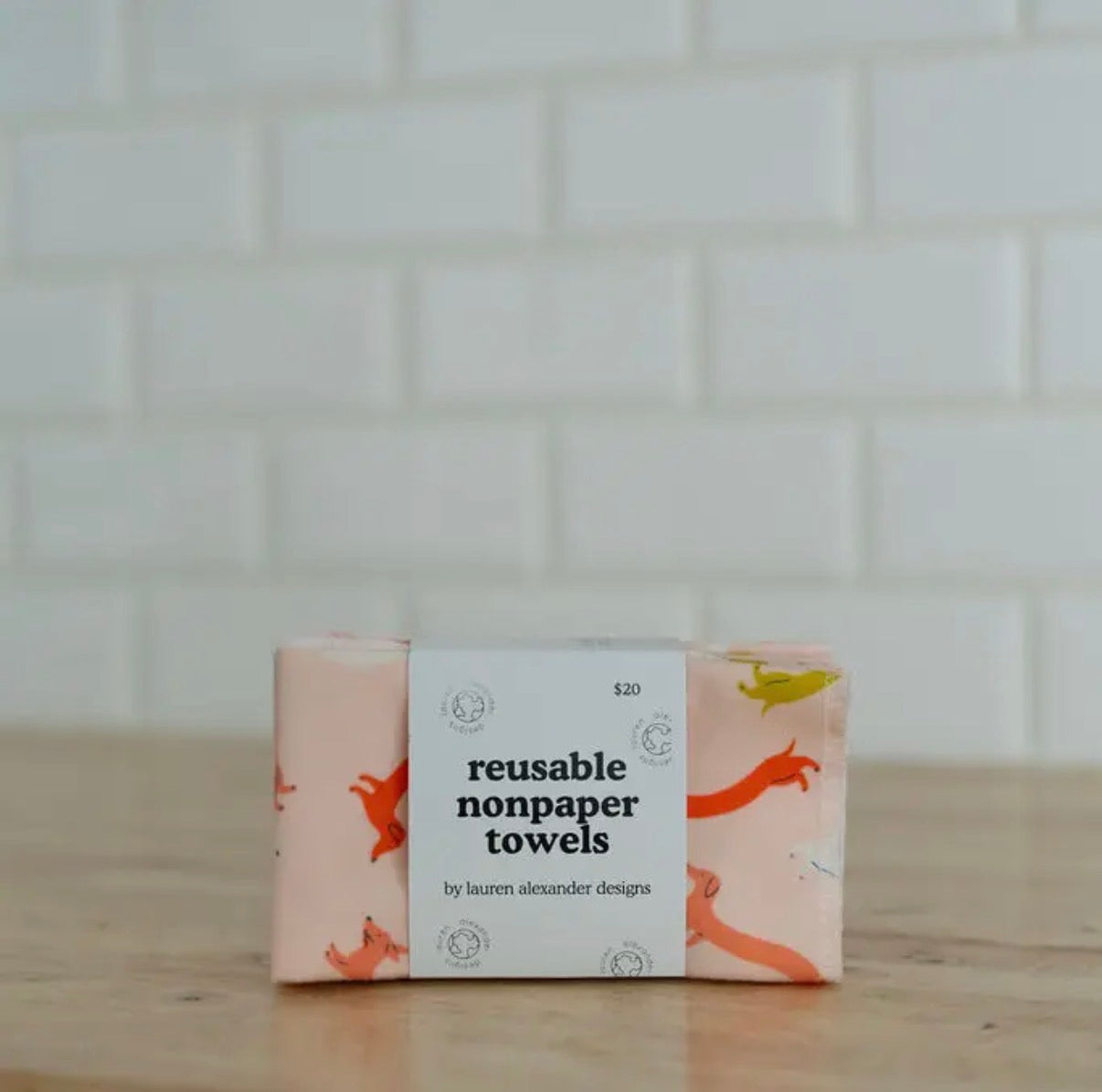 Reusable Paper Towels - Dachshund Wiggles