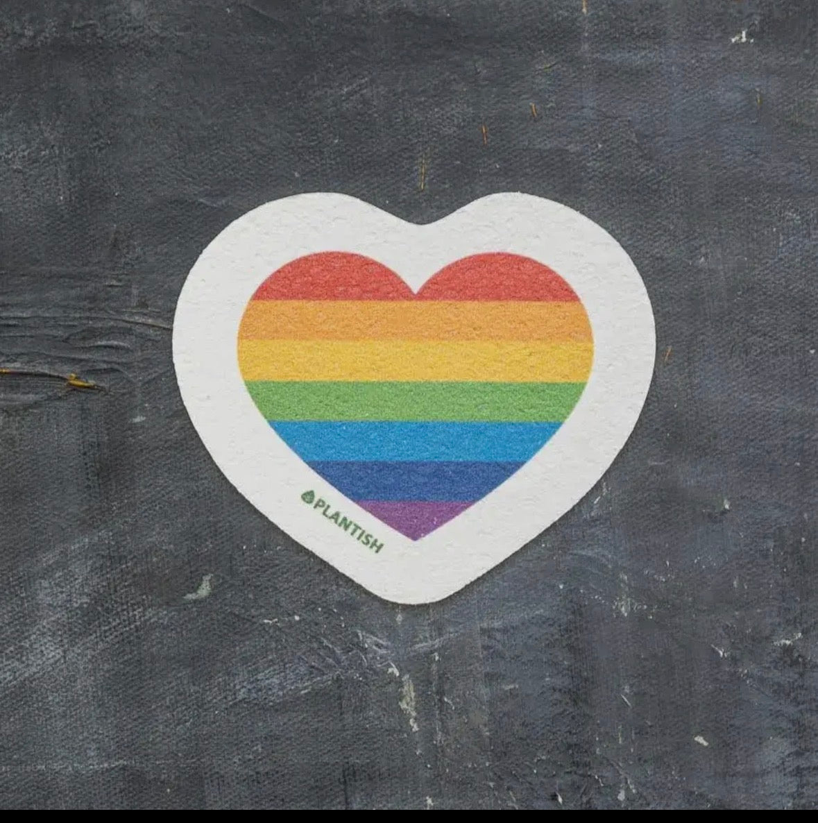 Pop Up Sponge - Rainbow Heart