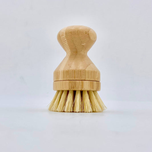Bamboo Soft Bristle Scrubber with Replaceable Head