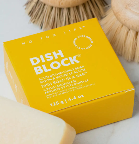 Dish Block® Solid Dish Soap Bar - Citrus Lemongrass