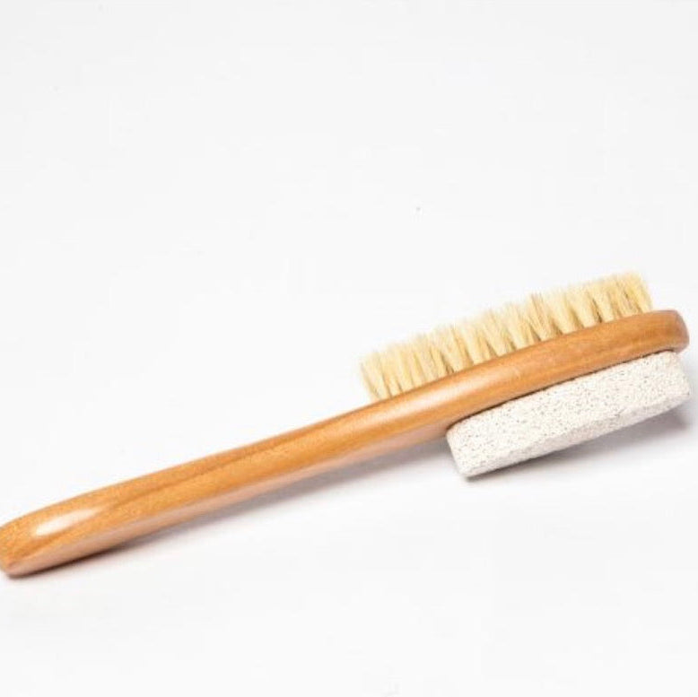 Nail Brush w/ Natural Pumice Stone