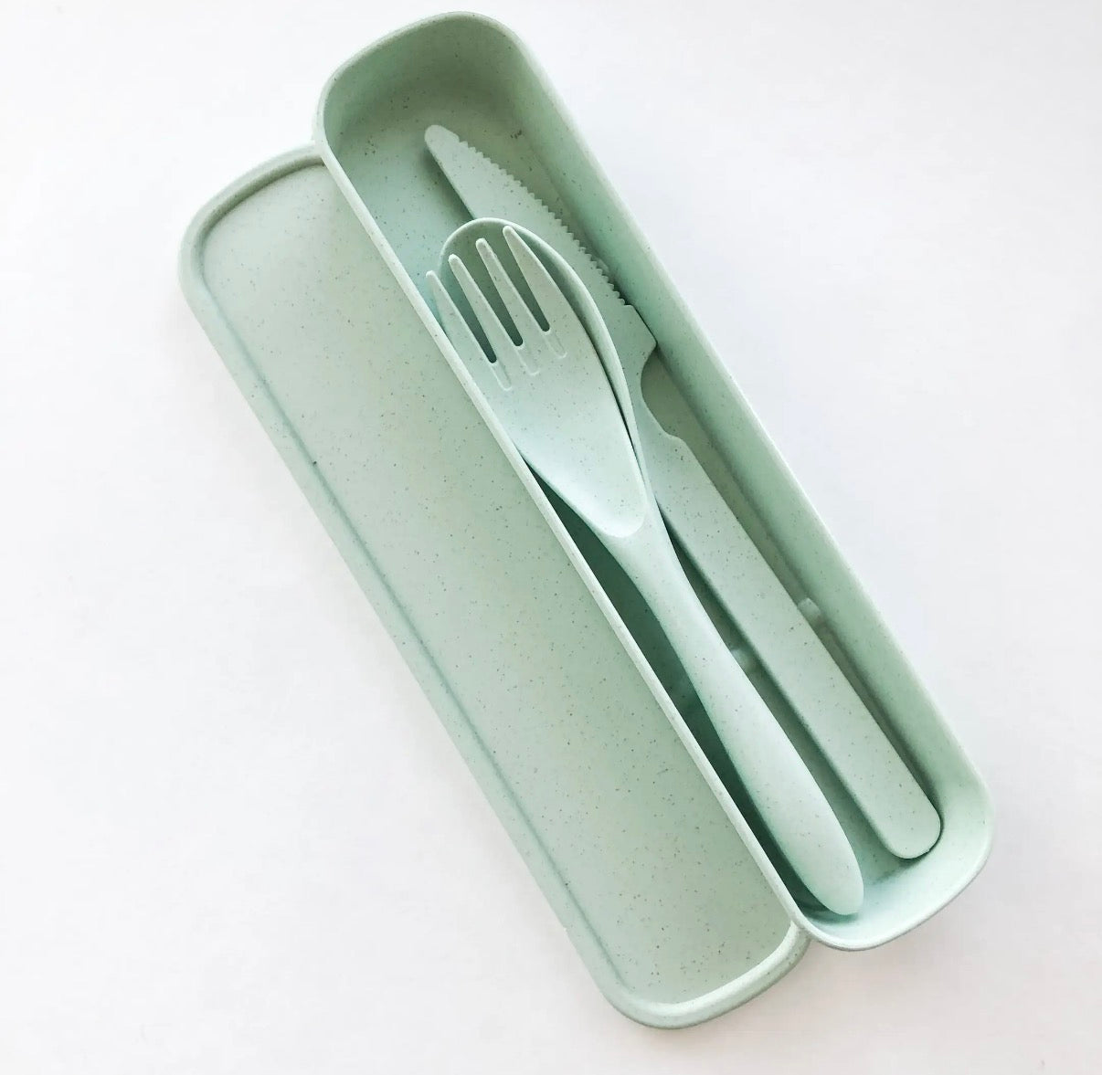 Biodegradable Reusable Wheat Straw Cutlery Set
