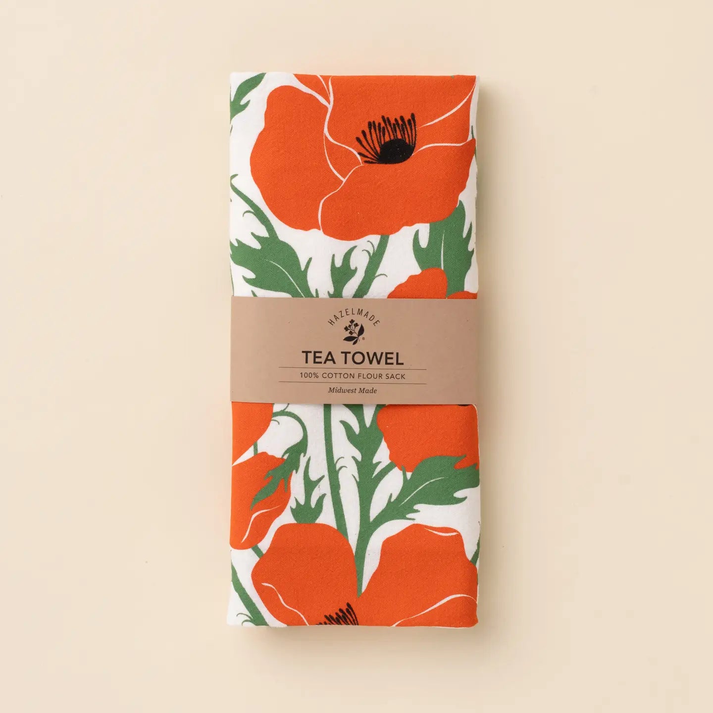 Poppy Tea Towel/Kitchen Towel