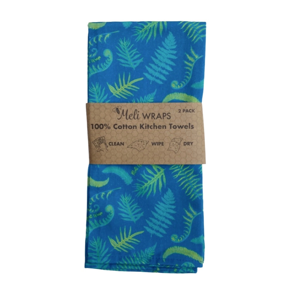 Tropical Print Cotton Dish Towels - 2 pack