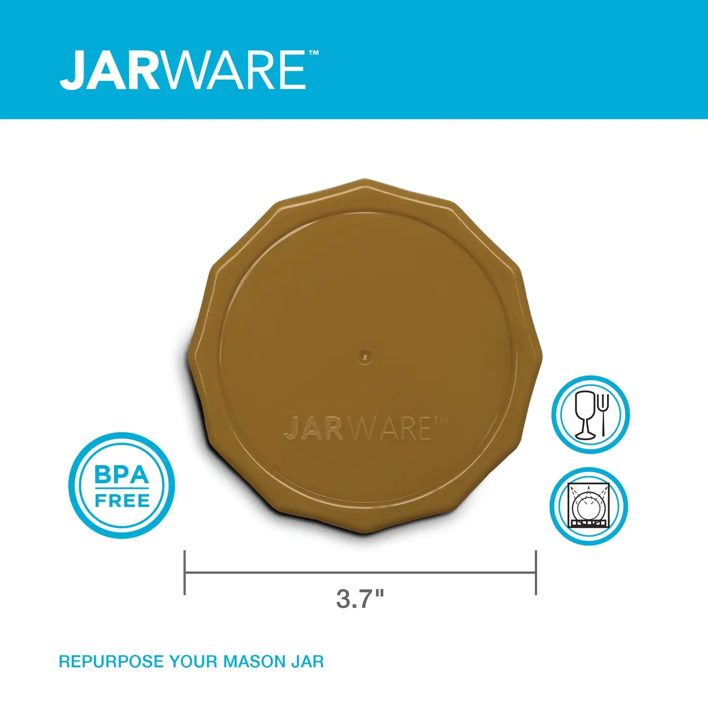 Wide Mouth Mason Jar Lid