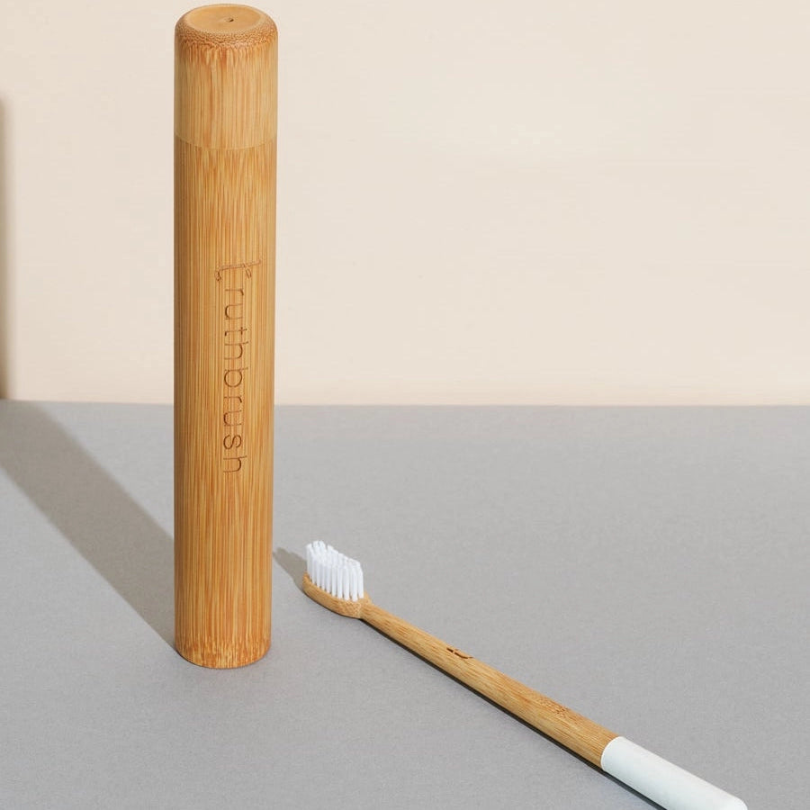 Bamboo Toothbrush Travel Case