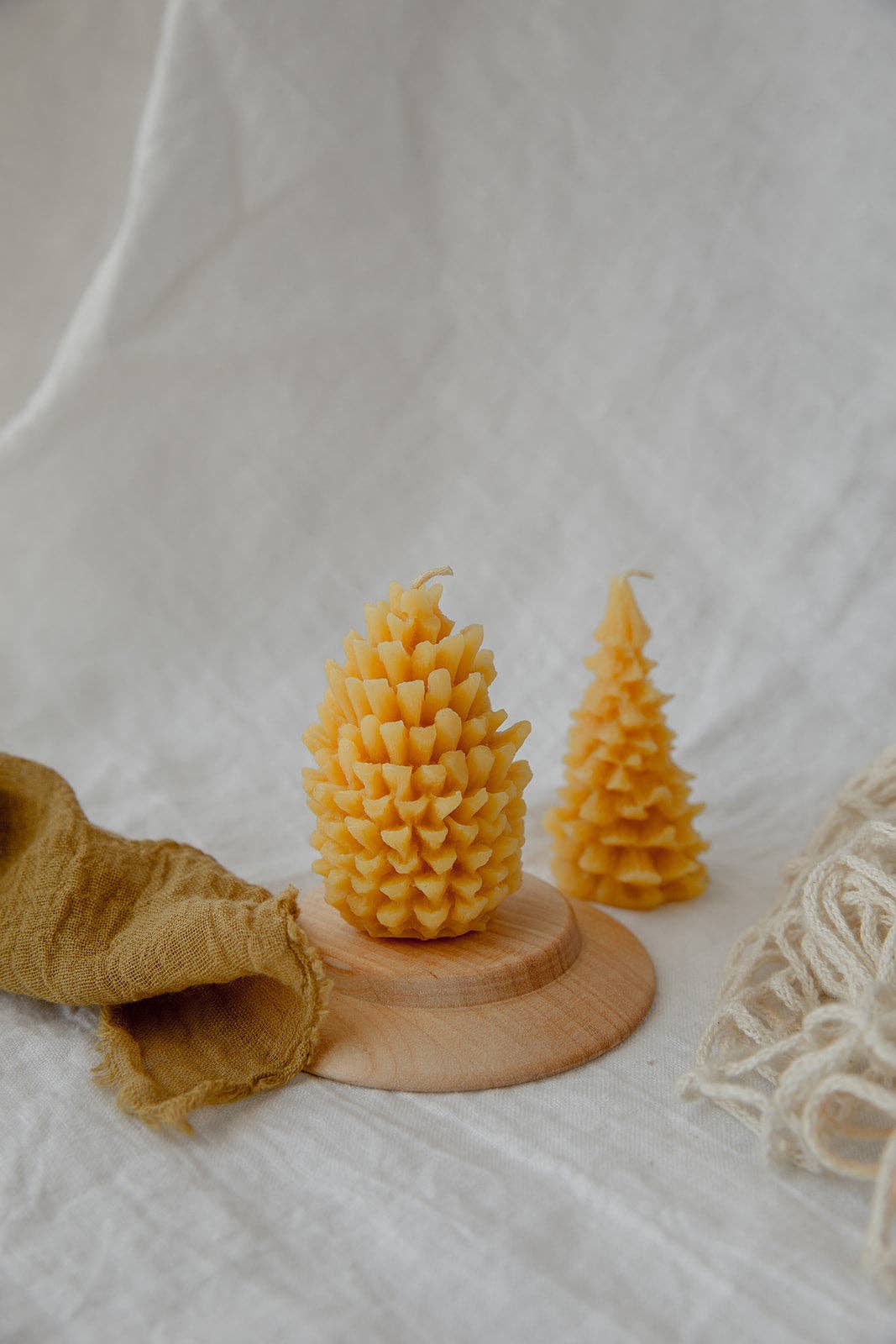 Festive Beeswax Candles - Sustainable Candles