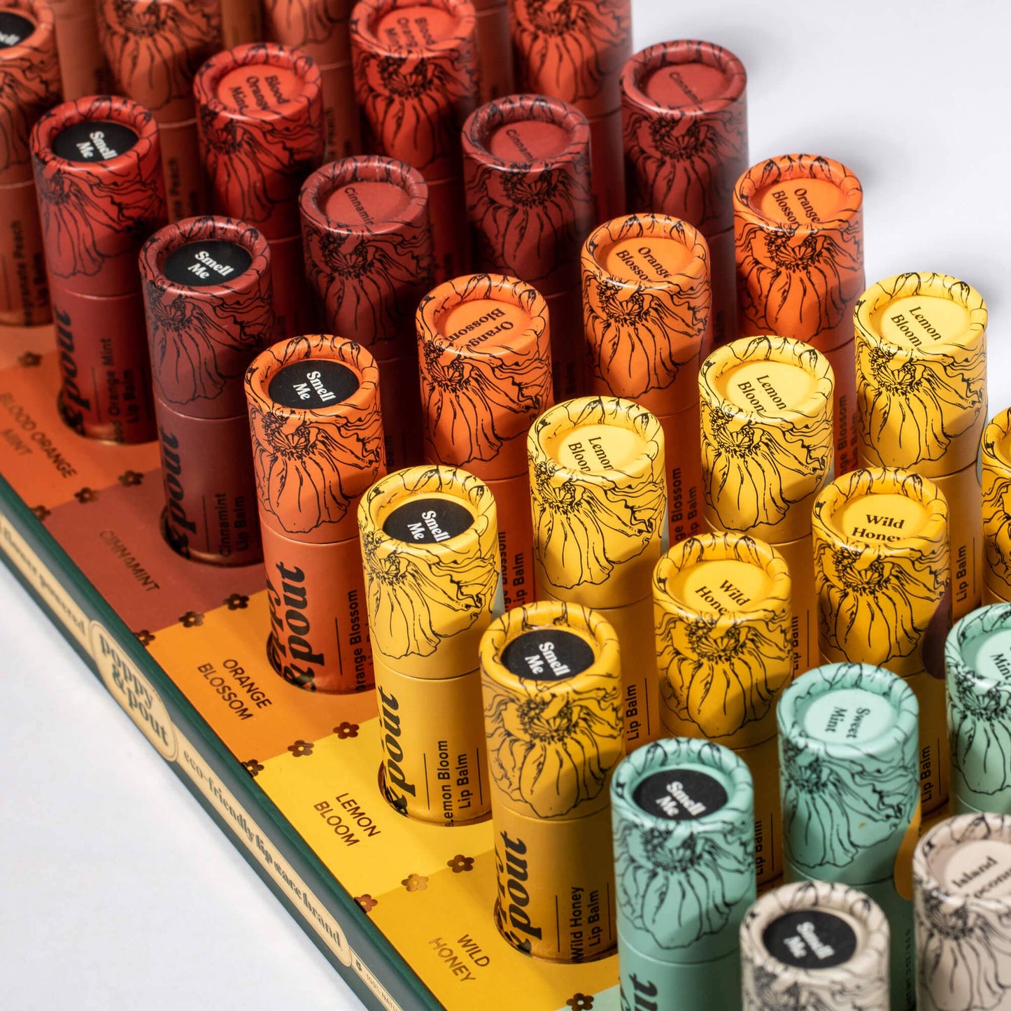 Product Display, 40 Lip Balm Tray, Original Flavors