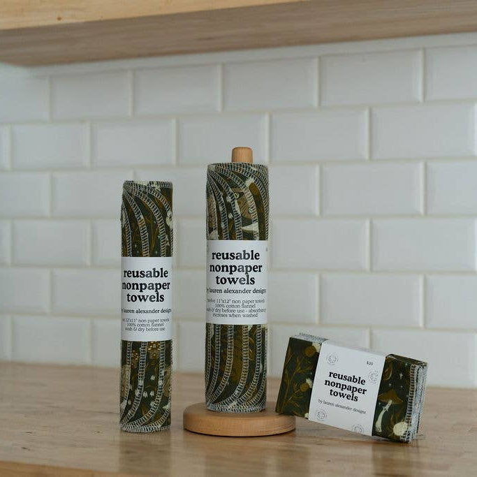Reusable Paper Towels - Wooded Whimsy