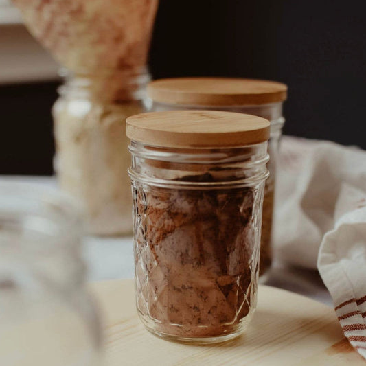 Bamboo Jar Lid Regular Mouth